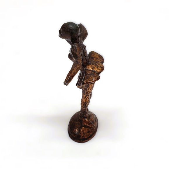 Vtg 1977 Kinder Surprise Mini Ballerina Ballet Dancer Girl Tutu Metal Figurine - Picture 5 of 7